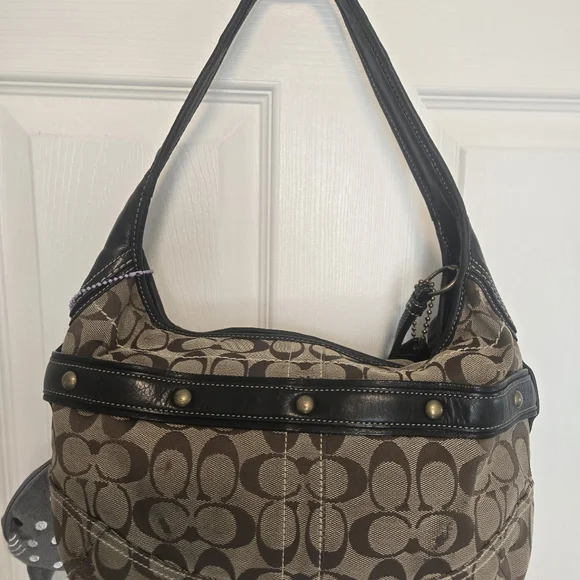 Coach Signature Ergo Belted Hobo - Picture 6 of 16